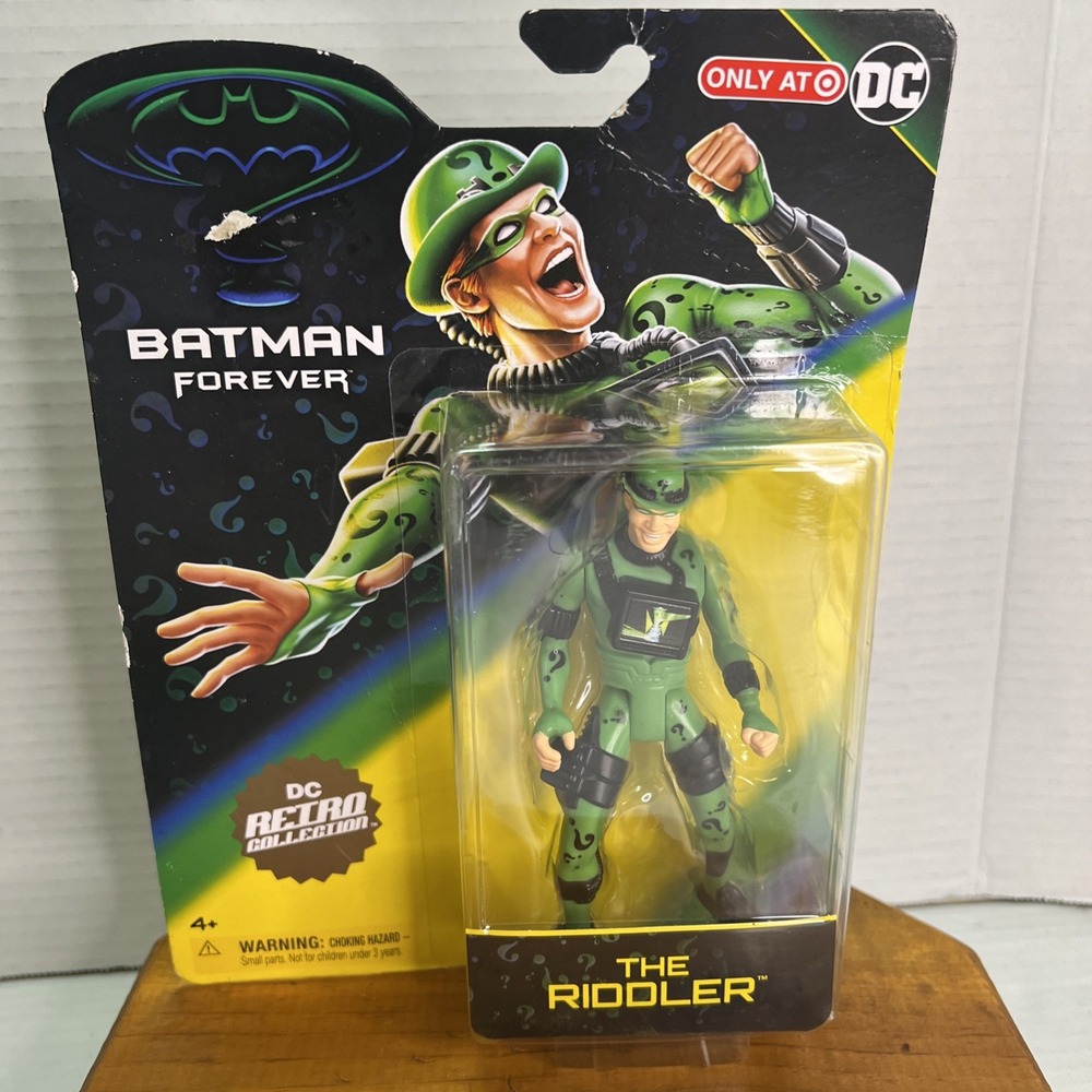 New DC‎ Retro Collection Batman Forever Riddler by Spin Master Exclusive Sealed